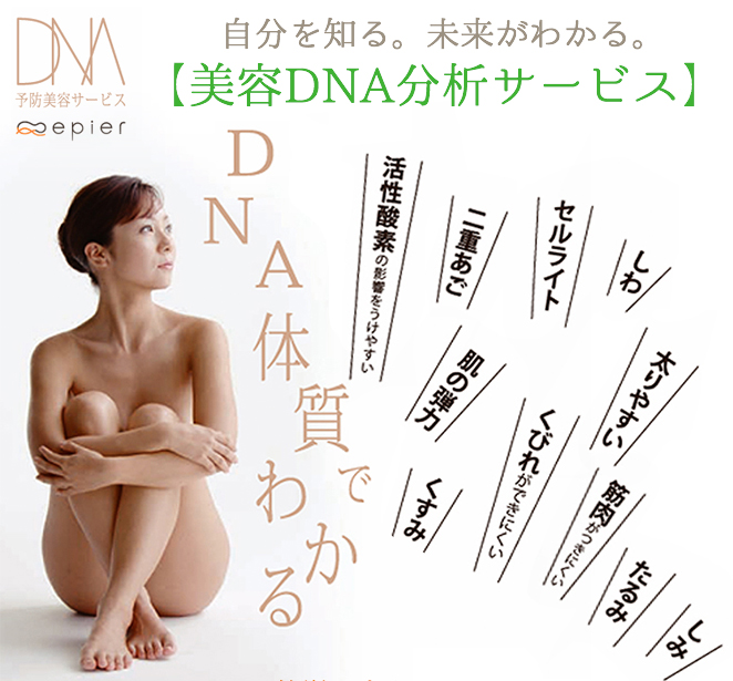 自分を知る。未来がわかる。美容DNA分析サービス